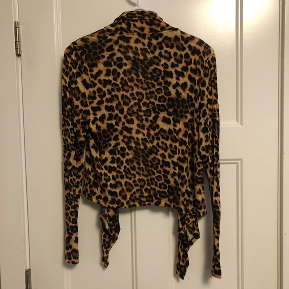 3 for $15 Leopard Cardigan - Picture 3 of 3